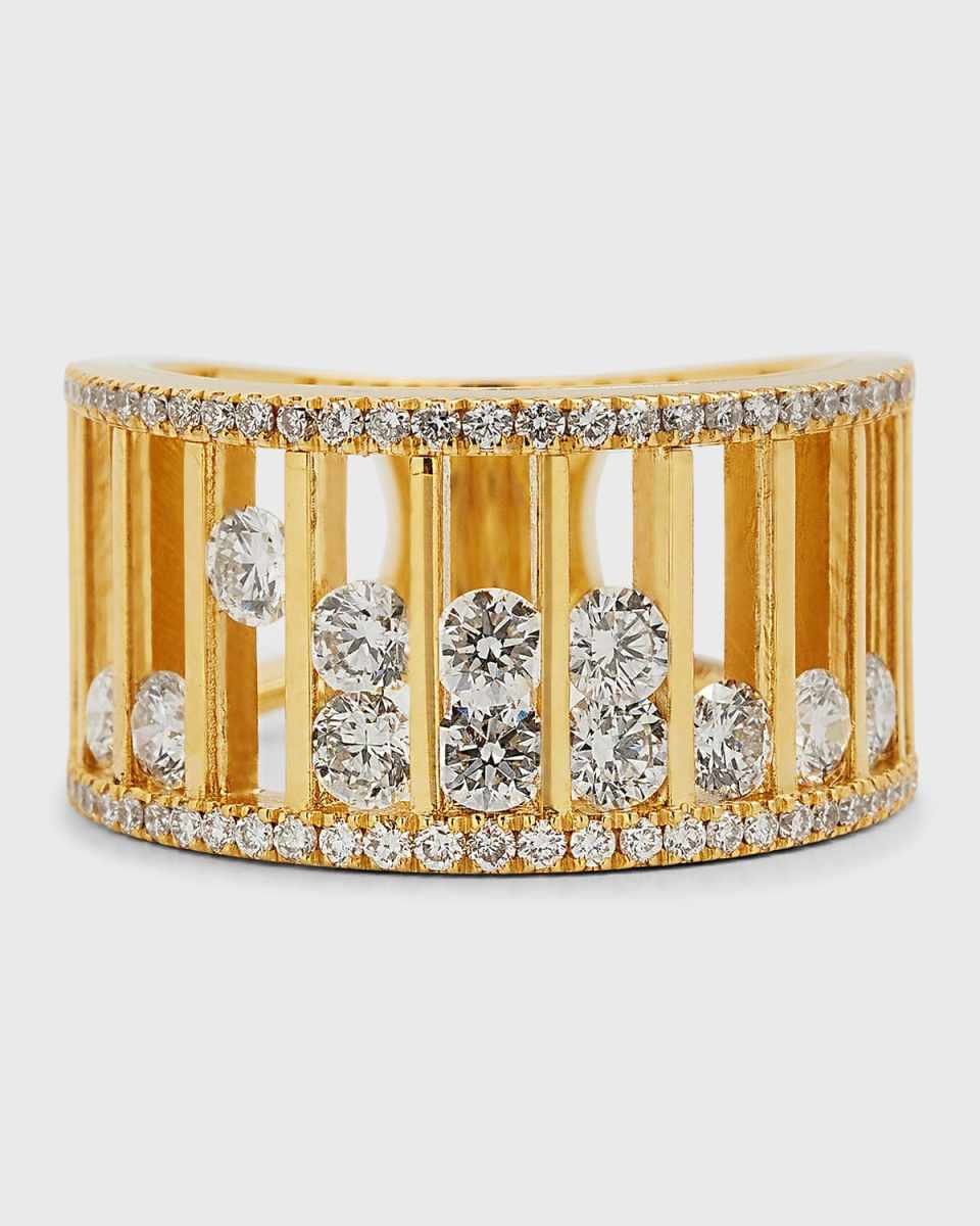 18k Yellow Gold Diamond Ring